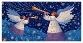 Картина на платно – Празнична ангелска мелодия