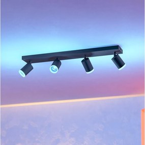 Eglo 901942 - LED RGBW димируемо точково осветително тяло MELITELLO-Z 4xLED/3,7W/230V черно