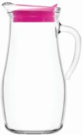 Lav - Стъклена кана с розов капак h24,58см 1,8л MIS 180