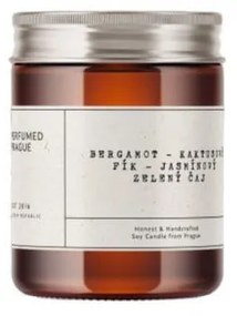 Ароматна свещ от соев восък време на горене 40 час #46 Bergamot, Jasmine, Opuncia – Perfumed Prague