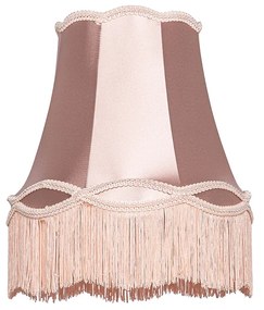 Текстилен абажур розов 30/18/26 - Granny