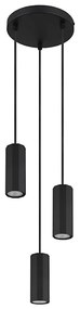 Globo 57918-3HB - Пендел JAMES 3xGU10/25W/230V черен
