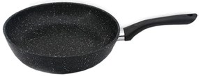 Дълбок тиган SAPIR SP 1320 VM26, 26х7 см, Мраморно покритие, Индукция, Черен