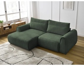 Тъмнозелен ъглов диван Aden – Bobochic Paris