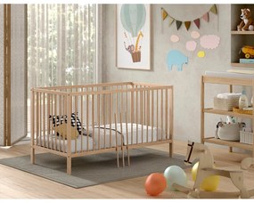 Детско креватче 70x140 cm от масивен бор естествено DINO – Vipack