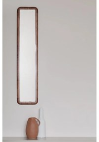 Стенно огледало от масивно дърво 26x120 cm Nyko – White Label