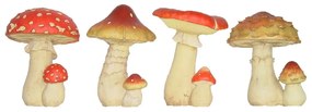 Градински статуи в комплект 4 бр. от полирезин Toadstool – Esschert Design