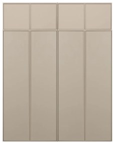 Кремав модулен гардероб от борова дървесина 200x250 cm Daily – vtwonen