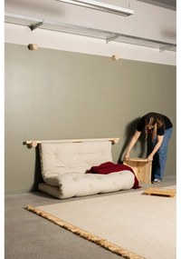 Ленен разтегателен диван в естествен цвят 135 cm Hooked – Karup Design