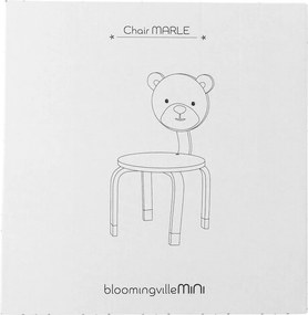 Кафяв детски стол Marle – Bloomingville Mini