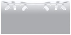 Бяло таванно осветително тяло 6L Etna - Sollux