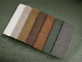 Зелен диван от прежда с примки от букле 193 cm Elina – Bobochic Paris