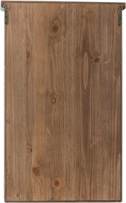 Черна висяща витрина от масивна ела 50x80x14 cm Hazem – Bloomingville