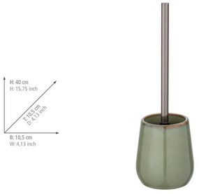 Зелен керамичен комплект аксесоари за баня Sermione – Wenko