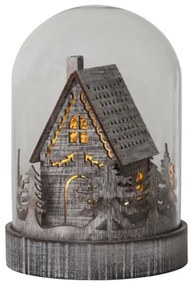 Кафява коледна украса от светодиоди, височина 17,5 см Kupol - Star Trading