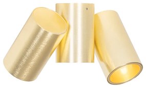 Дизайнерски прожектор месинг 2-светлина регулируем - Michael