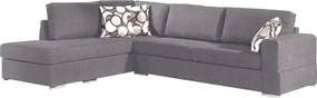 Ъгъл диван Must-Right-295φ 230β cm.-Light gray
