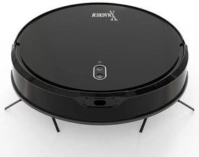 Прахосмукачка робот MAGNUM X, 40 W, 3000 Pa, Сухо и мокро почистване, 3-степенна филтрация, Wi-Fi, Функция График, Черен