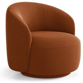 Въртящо се кресло в тухлен цвят Letizia – Micadoni