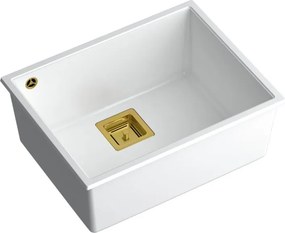 гранитна мивка DAVID 50 White