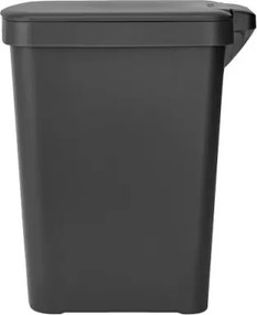 Кош за боклук с педал Brabantia StepUp 1008482, 25 л, Екологични материали, Голям отвор, Тъмносив