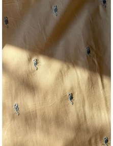 Светложълто детско спално бельо от органичен памук 70x100 cm Sea Garden – Cam Cam Copenhagen