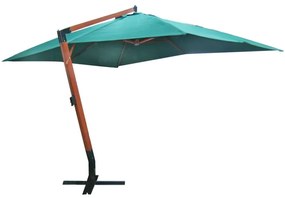Sonata Свободновисящ чадър за слънце Melia, 300 х 400 см, зелен