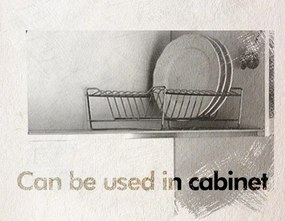 СУШИЛНИК ЗА СЪДОВЕ TEKNO TEL KB-015 , 2нива хром