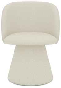 Кремав тапициран трапезен стол Maia – Makamii