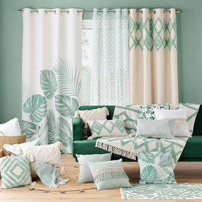 Килим подходящ за пране в кремав и ментов цвят 60x90 cm Athena – douceur d'intérieur