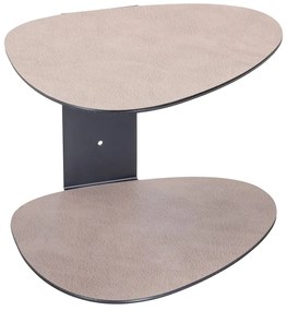 Сив стоманен стенен рафт 29 cm Curve Bull – LIND DNA