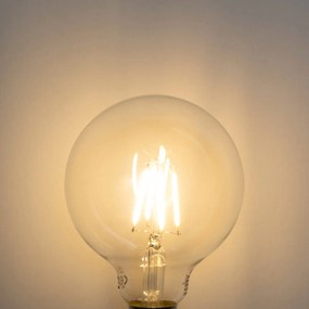 Комплект от 5 E27 димируеми LED крушки G95 5W 450 lm 2700K