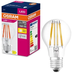 LED Крушка FILAMENT A100 E27/11W/230V 2700K - Osram