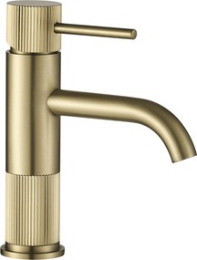 Смесител за баня Rea Lungo Stripe Brush Gold Low