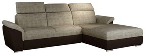Ъглов разтегателен диван TATIANA, 272x100x216, berlin 03/soft 66, десен ъгъл