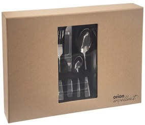 Прибори за хранене от неръждаема стомана в сребрист цвят 24 бр. Mirror – Orion