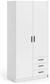 Бял гардероб 99x200 cm Sprint – Tvilum