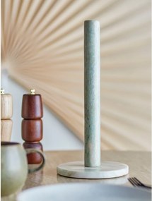 Светлозелена мраморна стойка за кухненска хартия ø 15 cm Emy – Bloomingville