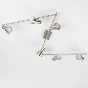 LED точково осветително тяло 6xE14/5W/230V матов хром