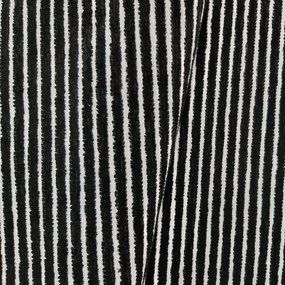 Черно-бял килим за дневна с противоплъзгащо покритие Ширина: 160 см | Дължина: 230 см