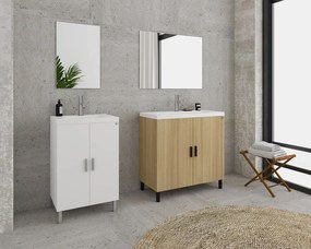 Комплект за баня Drop Roma 80 slim-Светъл естествен цвят