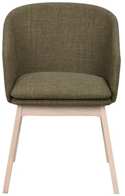 Зелени тапицирани трапезни столове в комплект 2 бр. Windham – Rowico