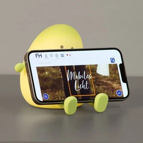 Зелена детска нощна лампа Lia – Fischer &amp; Honsel