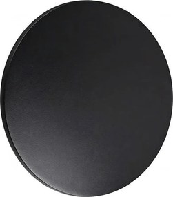 Ideal Lux - LED външно стенно осветително тяло PUNTO LED/9W/230V CRI Ø 18 см IP54 черно