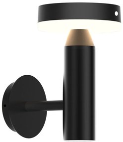 LED соларен стенен фенер GWINEA LED/4,5W/3,7V IP44 черен с сензор