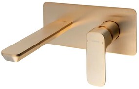 Вградена батерия за мивка в златист цвят (1 изход) Spy – Sapho