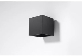 Черна стенна лампа Geo - Sollux