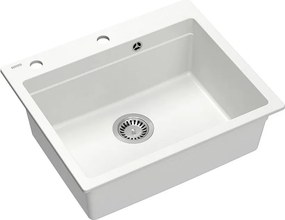 гранитна мивка KURT 110 WORKSTATION White
