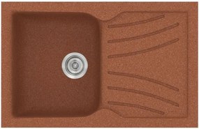 Мивка Sanitec 337-Granite Terracotta