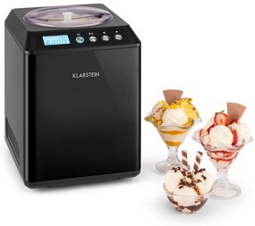 Klarstein VANILLY SKY FAMILY, машина за сладолед замразен йогурт 250W 2.5л, черна